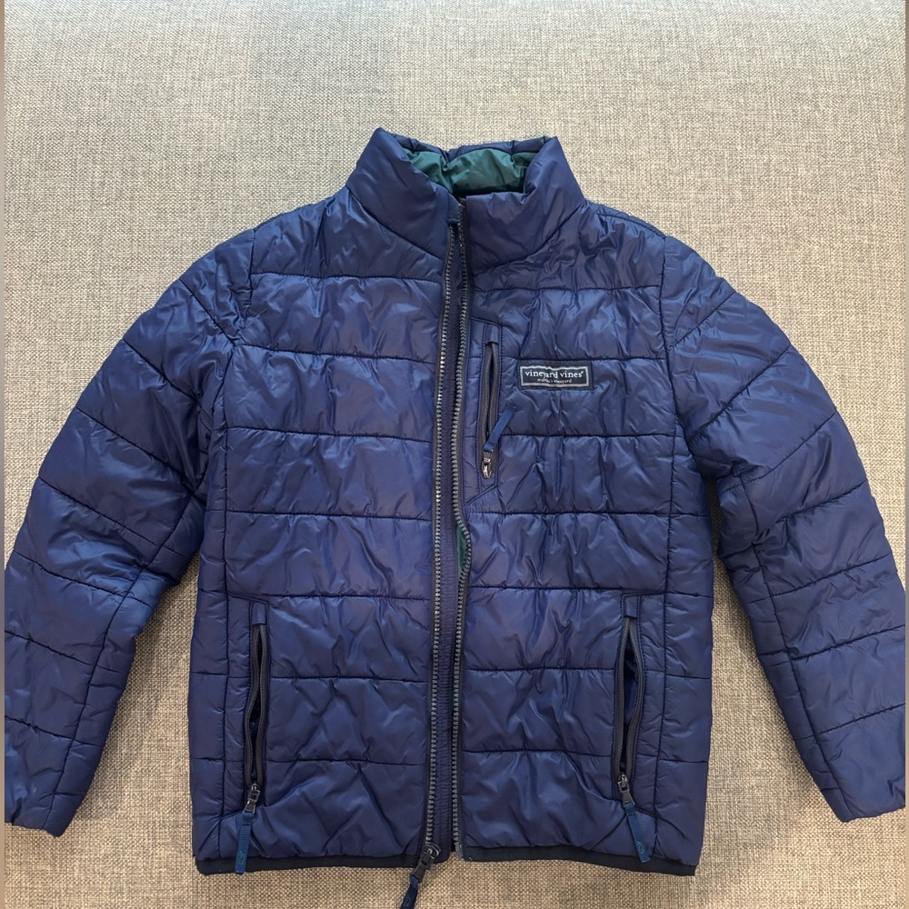 Vineyard Vines Boys Shoreline Puffer Jacket - Size Small (8-10)